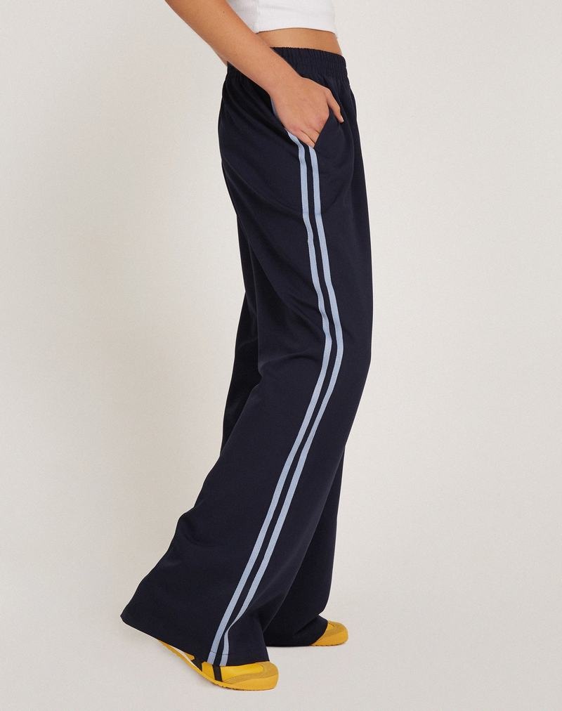 Joggery Motel Rocks Bennett Trouser Damskie Granatowe | XPZ4110BD